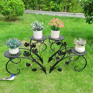 Durable and Stable Metal Iron Planter <b>Pot</b> <b>Stand</b> For Garden Decoration New Arrival Available - Product Image 3