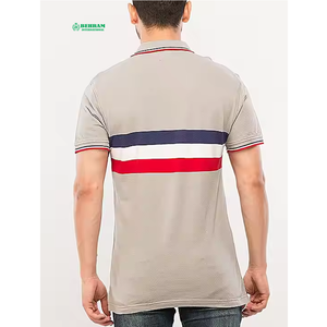 เสื้อโปโลคุณภาพดีสำหรับผู้ชาย คอเต่า ทรงปกติ ผ้าฝ้าย 100% พิมพ์ลายดิจิทัล สไตล์สตรีทแวร์ แห้งเร็ว ระบายอากาศได้ดี - Product Image 5