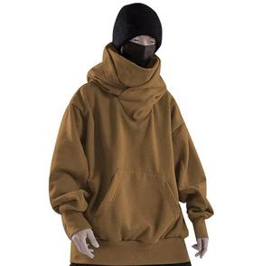 Sudadera con Capucha Extra Grande Unisex, Diseño Floral, Algodón French Terry, Manga Larga Regular, con Bolsillos, Transpirable, para Invierno - Product Image 3