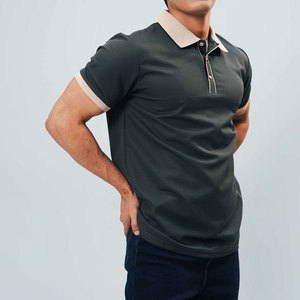 Camisas Casuales de Hombre de Manga Corta con Botones, Tallas Grandes, Color Personalizado, Transpirables, Servicio OEM, 100% Algodón - Product Image 3