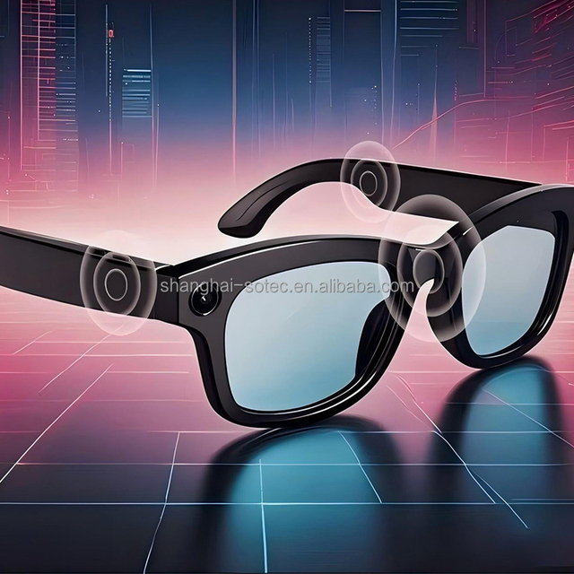 Lightweight 1080p HD Recording Smart AR Glasses Open-Ear AI Camera Wireless Display Seamless Connectivity Voice Control IP64