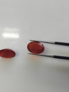 Opale de feu naturelle 14x10MM, taille ovale, meilleure qualité, pierre précieuse naturelle pour la fabrication de bijoux - Product Image 3