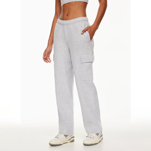 Pantalones Cargo de Invierno para Mujer, Transpirables, de Alta Calidad, Cintura Alta, Pierna Ancha, Estilo Urbano, Venta al Por Mayor - Product Image 5