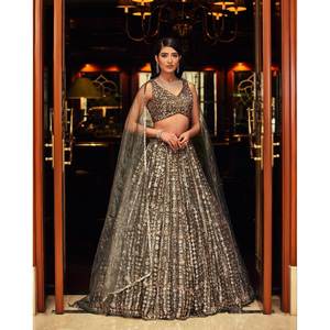 Latest Designer Women's Lehenga Choli Set with <b>Beautiful</b> Sequence Work Embroidery - Product Image 4