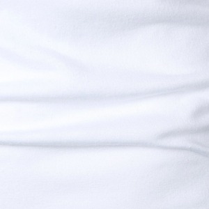 Top Selling Men's Cotton/Bamboo Fiber Solid Knitted for T-Shirts <b>White</b> Color Short Sleeves Breathable Summer Style Factory - Product Image 5