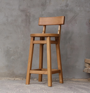 Chaise haute de bar moderne en acier et cuir, idéale pour la salle à manger, l'extérieur, les hôpitaux - Mobilier commercial pour hôtels - Product Image 1