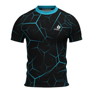 เสื้อรัดรูปแขนครึ่งตัวแบบขายส่ง สกรีนโลโก้ได้ตามต้องการ ซับเหงื่อ แห้งเร็ว เหมาะสำหรับออกกำลังกาย ฟิตเนส และกีฬา - Product Image 2