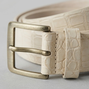 Ceinture décontractée en cuir de vachette OEM pour hommes – Écologique, réglable, largeur personnalisable - Product Image 1