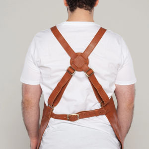 Tablier de Chef en Cuir Fait Main de Qualité Supérieure – Vêtement de Cuisine Professionnel Robuste pour le Travail en Cuisine - Product Image 3