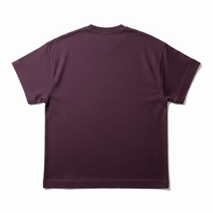 Men's 100% Cotton Crew Neck Short Sleeve Solid Casual Loose Ultra Soft Breathable Knitted 220g Customizable Front <b>Logo</b> - Product Image 4