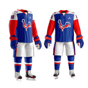 Diseña Tu Propio Estilo, Nuevo Uniforme de Hockey sobre Hielo Transpirable de Poliéster a la Moda, con Colores y Tallas Personalizadas - Product Image 2