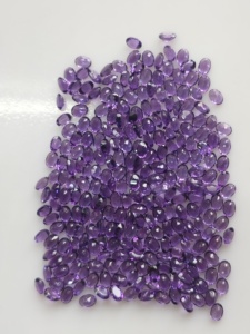 Natural <b>African</b> Amethyst 3.5x2.5MM Oval Cut Purple Best Quality Loose Gemstone for Jewelry Making - Product Image 3