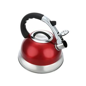 Induktionsherd-Kessel aus Edelstahl, Rot, 1L-5L Fassungsvermögen, Metall - Product Image 5
