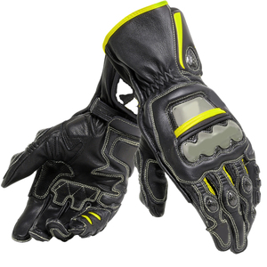 Gants de moto en cuir personnalisables pour hommes et femmes, imperméables, compatibles écran tactile, gants de moto à doigts entiers - Product Image 2