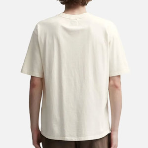 เสื้อยืดผู้ชายทรงบ็อกซี่ คอโอ แขนเสื้อแบบดรอปไหล่ ไซส์ใหญ่พิเศษ ผลิตจากผ้าฝ้าย เป็นมิตรต่อสิ่งแวดล้อม ระบายอากาศได้ดี แห้งเร็ว ไม่ยับ - Product Image 5