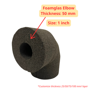 7500 pièces/mois 115 kg/m³ (ASTM C303) Blocs de verre mousse Owens Corning Matériau isolant Courbures coudées cryogéniques - Product Image 4