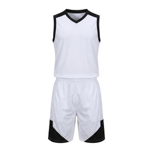 Nouveaux maillots de basket-ball personnalisés de qualité supérieure, ensembles de maillots de basket-ball sans manches et shorts, uniformes de basket-ball pour hommes - Product Image 4