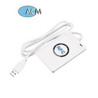 Duplikator Mesin Fotokopi RFID 125KHz Pembaca Kartu Pintar Fob Kunci 13.56MHz Pemrogram Terenkripsi USB UID T5577 EM4305 Kartu Tag Tulis