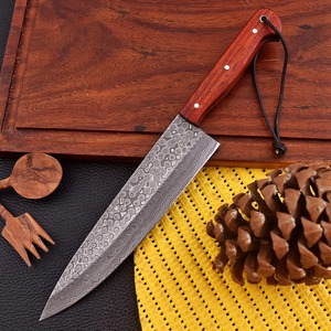 Coffret de couteaux de chef de haute qualité BA ENTERPRISES avec manche en bois, conçu pour couper, hacher et travailler les aliments. - Product Image 4