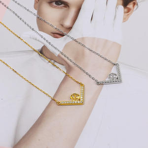 Juego de Accesorios de Plata S925 en Forma de V para DIY con Perlas, Nuevo Juego de 10 Piezas para Pendientes, Anillos, Collares, Colgantes, Cadenas, Base Vacía, Joyería de Moda - Product Image 3