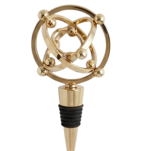 จุกปิดขวดไวน์สแตนเลสเคลือบทอง ราคาโรงงานขายส่ง อุปกรณ์เครื่องดื่ม - Product Image 2