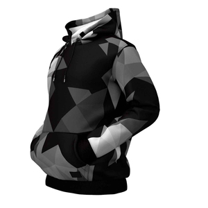 Sudaderas con Capucha de Invierno para Hombre, Estilo Casual, Sublimadas, de Alta Calidad, Forro Polar Ecológico, Ropa Urbana, Diseño OEM al por Mayor - Product Image 3