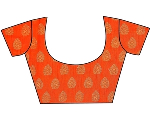 Sari de chifón estampado KV con diseño Bandhani - Product Image 3