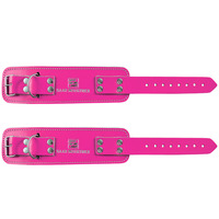 Sangles de cheville professionnelles en cuir pour machine à poulies – Sangles de cheville de haute qualité pour entraînement de force à domicile