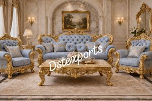 Juego de Muebles de Salón de Estilo Imperial Tallado a Mano, Juego de Sofás de Salón de Diseño Real, Muebles de Salón Tallados - Product Image 3