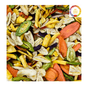 Chips de fruits et légumes mélangés, collation saine séchée sous vide, croustillante, fourniture directe d'usine pour la vente au détail et la distribution - Product Image 1