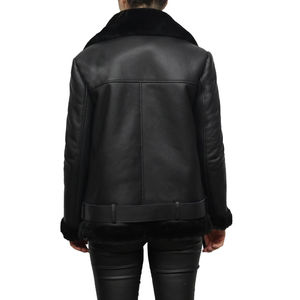 Veste en cuir pour femmes de haute qualité, vente en gros, design personnalisé, manches longues, respirante, vêtements de rue, veste en cuir pour femmes - Product Image 2