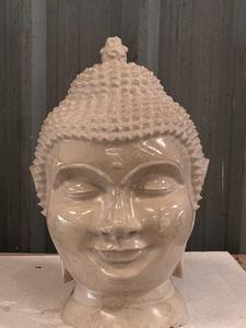 Best Selling Artifax <b>Marble</b> Statue Stone Religious Zen <b>Large</b> Granite Buddha Head Statue - Product Image 2