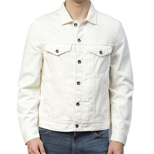 Everyday Wear Men Winter Jeans <b>Jacket</b> Front Casual Streetwear <b>Lightweight</b> Breathable 100% Cotton Trendy Fashion Long Sleeve - Product Image 1