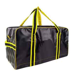 Sac de voyage haut de gamme pour équipement de hockey sur glace avec fond structuré, panneaux en maille respirante et option d'impression de logo personnalisé - Product Image 2