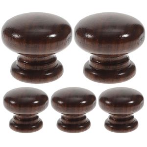 Boutons de porte en bois élégants, poignées décoratives faites à la main pour tiroirs d'armoires, meubles de cuisine - Product Image 2