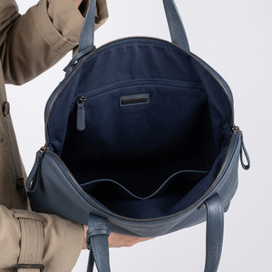 Sac fourre-tout de luxe en cuir grainé véritable, convertible en sac à dos 2-en-1, sac à main multifonctionnel pour femme, logo personnalisé, style vintage, à porter à l'épaule - Product Image 6