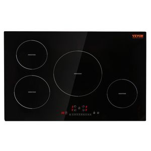7500W piano cottura multifunzione a induzione con Touch Screen a 9 piani a 4 fuochi da 30 pollici con piano cottura magnetico per bambini - Product Image 1