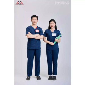 ชุดเครื่องแบบทางการแพทย์ผ้าทอสวมใส่สบายผลิตในเวียดนามสำหรับคลินิกและโรงพยาบาล - Product Image 5