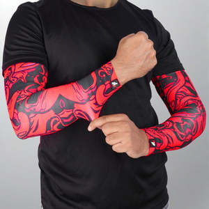 OEM Custom Logo Cycling Rider <b>Sleeves</b> Sublimation Printed <b>Arm</b> <b>Sleeves</b> With Personalized Designs <b>For</b> Sports And Outdoor Riding - Product Image 1