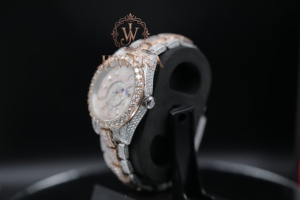 Premium Quality Moissanite Diamond Stainless Steel <b>Watch</b> <b>for</b> Luxury Fashion Office Wear and Trendy Style Lovers <b>for</b> Sale - Product Image 5