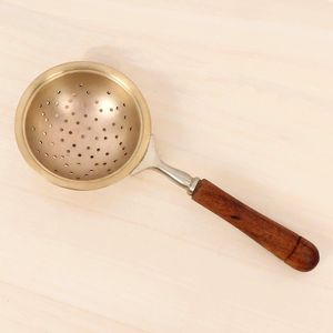 Luxury Brass <b>Tea</b> Infuser <b>Set</b> with Drip Bowl Factory Wholesale Price Handmade Loose Leaf Herbal <b>Tea</b> Brewing Tool - Product Image 4