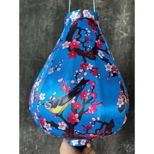 Handwoven <b>Bamboo</b> Silk Lantern for Architectural Projects Hotels Cafes and Luxury Event Decoration - Product Image 1