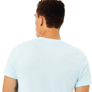 เสื้อยืดลำลองผู้ชายสำหรับฤดูร้อน คุณภาพสูง ระบายอากาศได้ดี คอวี ปกเสื้อแบบกอล์ฟ สไตล์วินเทจ รับสกรีนโลโก้ แขนสั้น ผ้าฝ้าย 100% แห้งเร็ว - Product Image 4