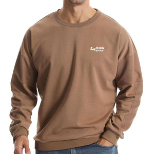 Nouveauté : Sweat-shirts pour hommes en coton uni teint, sweat-shirts légers de qualité supérieure - Product Image 1