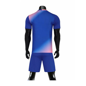OEM Premium Custom Player Name Printed Football Jersey Lightweight Breathable Quick Dry <b>Soccer</b> Uniform Short Sleeve Unisex Team - Product Image 3