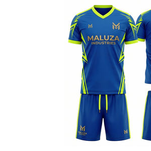 Conjunto de Uniforme de Fútbol Sublimado de Alta Calidad, Uniforme de Equipo Personalizado, Kit de Fútbol Atlético de Secado Rápido, Venta al Por Mayor, Envío Global - Product Image 5