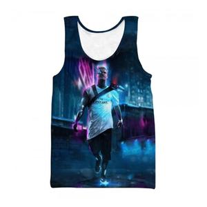 Camiseta Deportiva sin Mangas para Hombre, de Secado Rápido, 100% Poliéster, Estilo Urbano, con Logotipo Personalizado al por Mayor de Tenetsports - Product Image 5