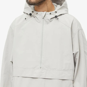 Low MOQ Training Wear Athletic Tracksuit Sets Customized Water Repellent Front Pocket Lightweight Anorak Windbreaker Gym Jackets - Product Image 6