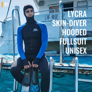 Traje de neopreno AROPEC para hombre con protección UV, protector solar, traje de surf, personalizado OEM ODM, manga larga, para buceo, natación y snorkel. - Product Image 2