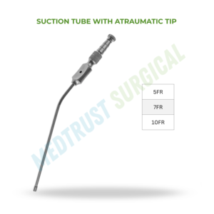 Tubo de succión con punta atraumática 5FR 7FR 10FR, instrumento quirúrgico para columna vertebral, para aspiración suave de líquidos - Product Image 2